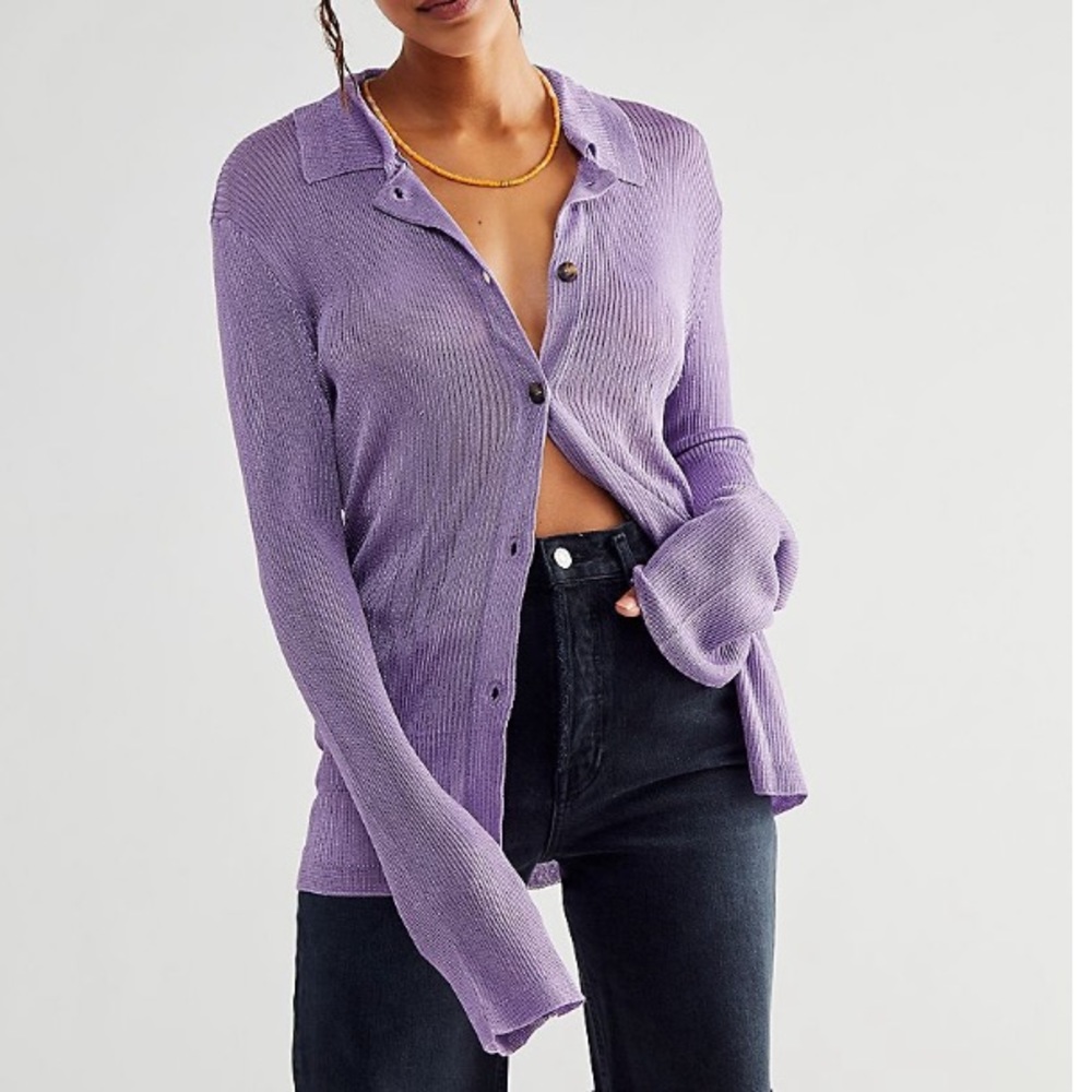 Free People button down